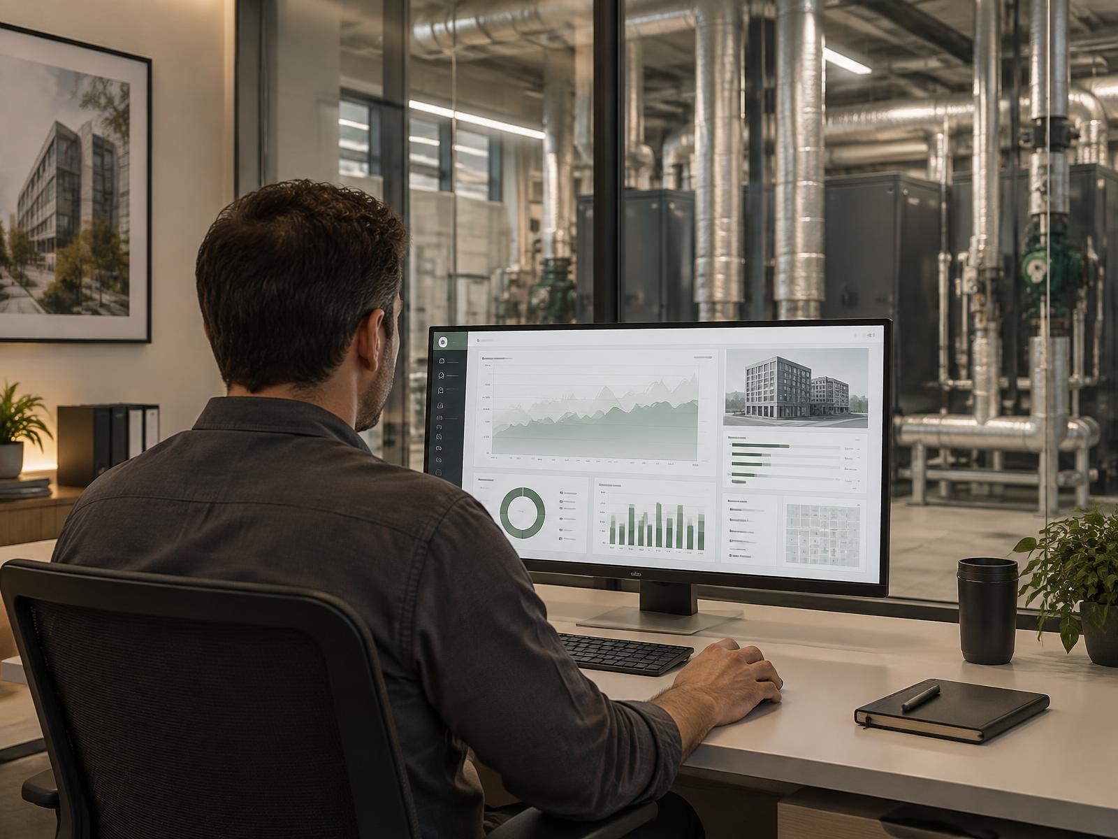 Monitorização de energia ligada aos sistemas técnicos de um edifício